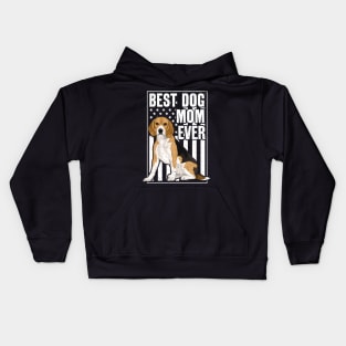 Best Beagle Dog Mom Ever Kids Hoodie